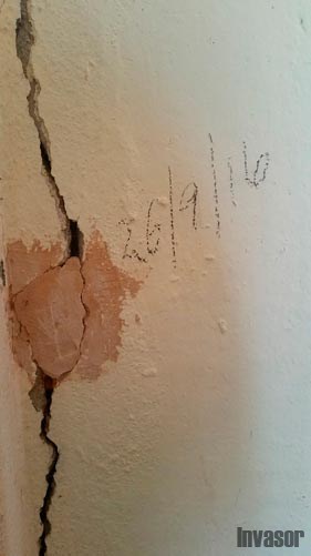 inter pared grietas