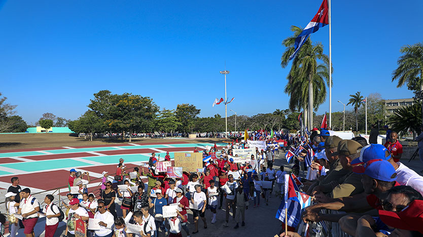 La CTC avileña aspira a reeditar el multitudinario paso de la clase obrera avileña y sus aliados del pasado año. Foto: Michel Guerra